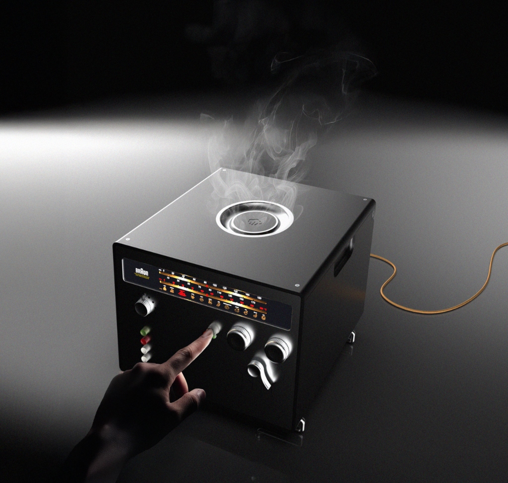 Braun Cooker analog control steam rendering