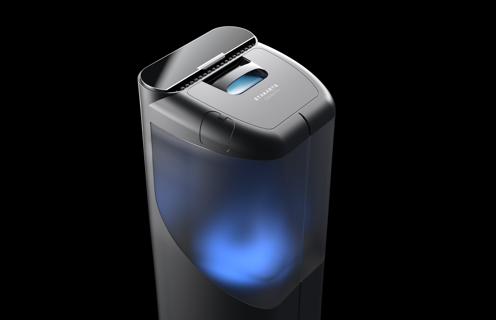 Stakarts Clesta-Pro Standing Vacuum CMF Side View