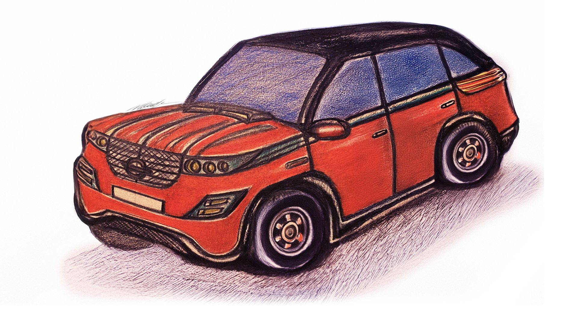 Automotive concept sketch 15