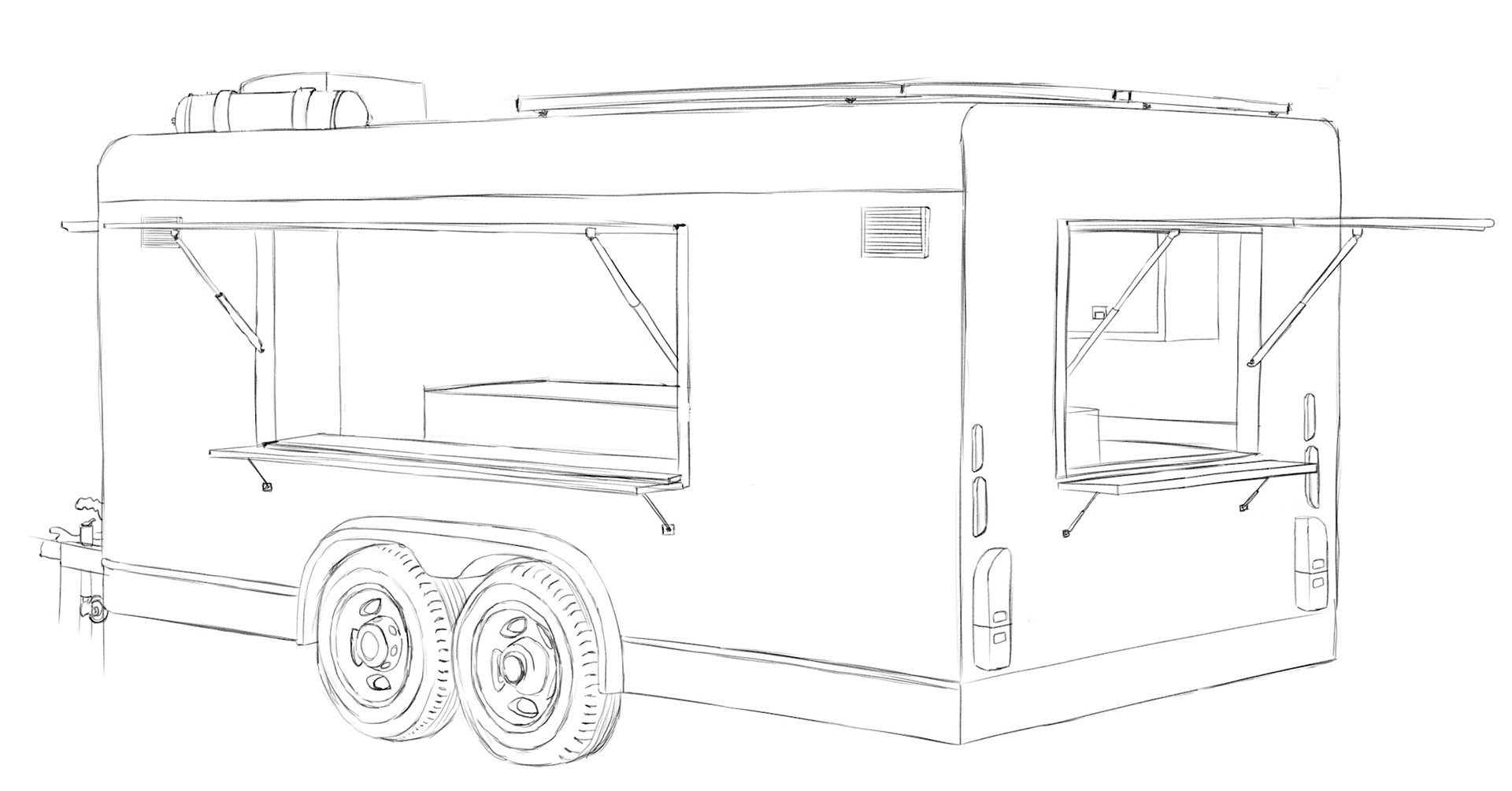 Automotive concept sketch 35