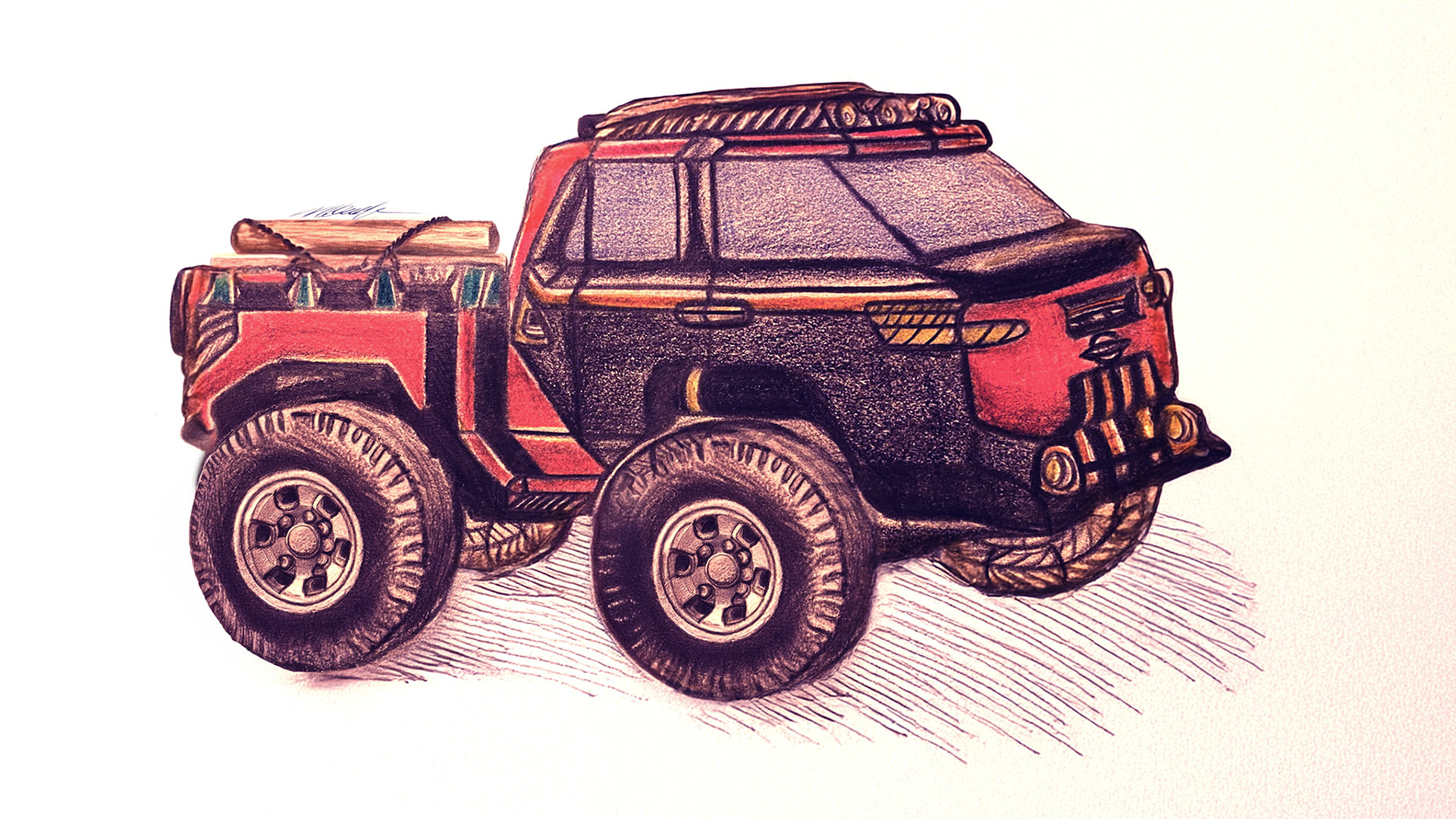 Automotive concept sketch 13