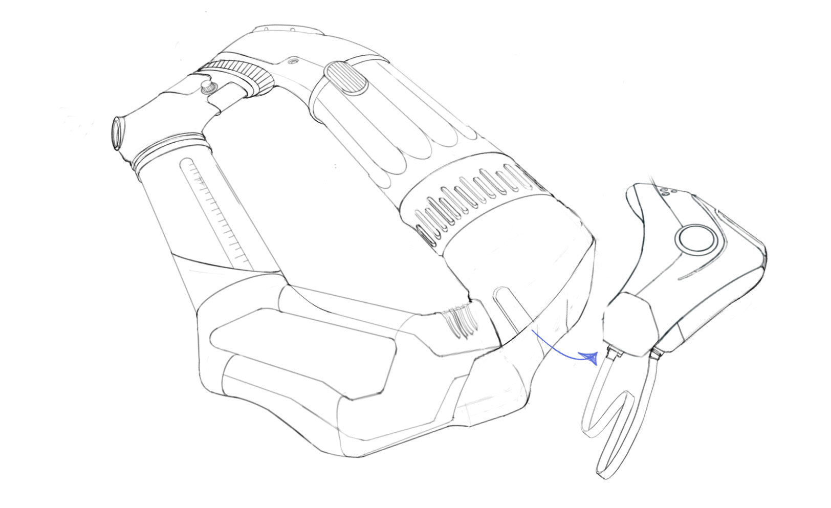 Consumer electronics concept sketch 60