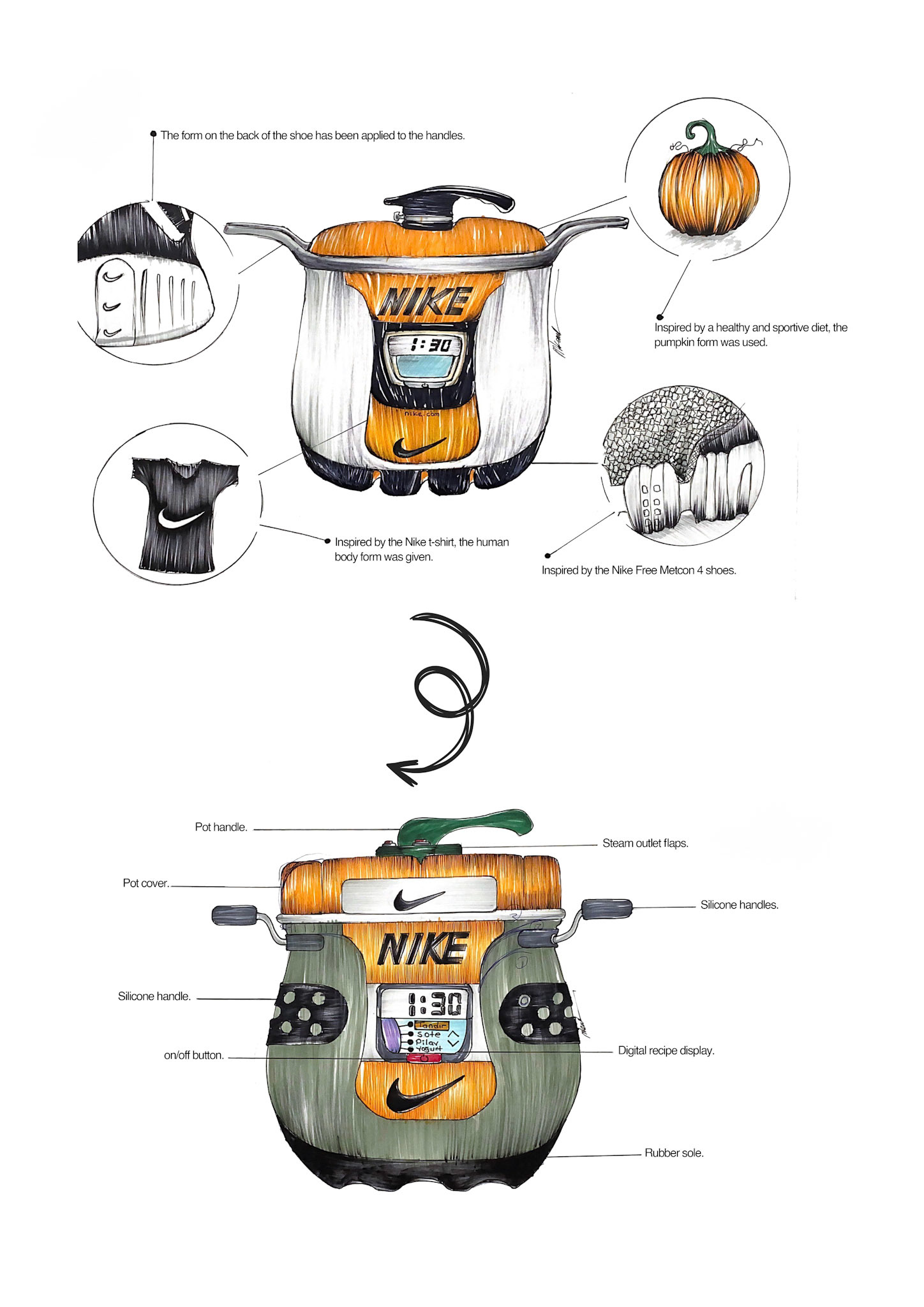 Consumer electronics concept sketch 35
