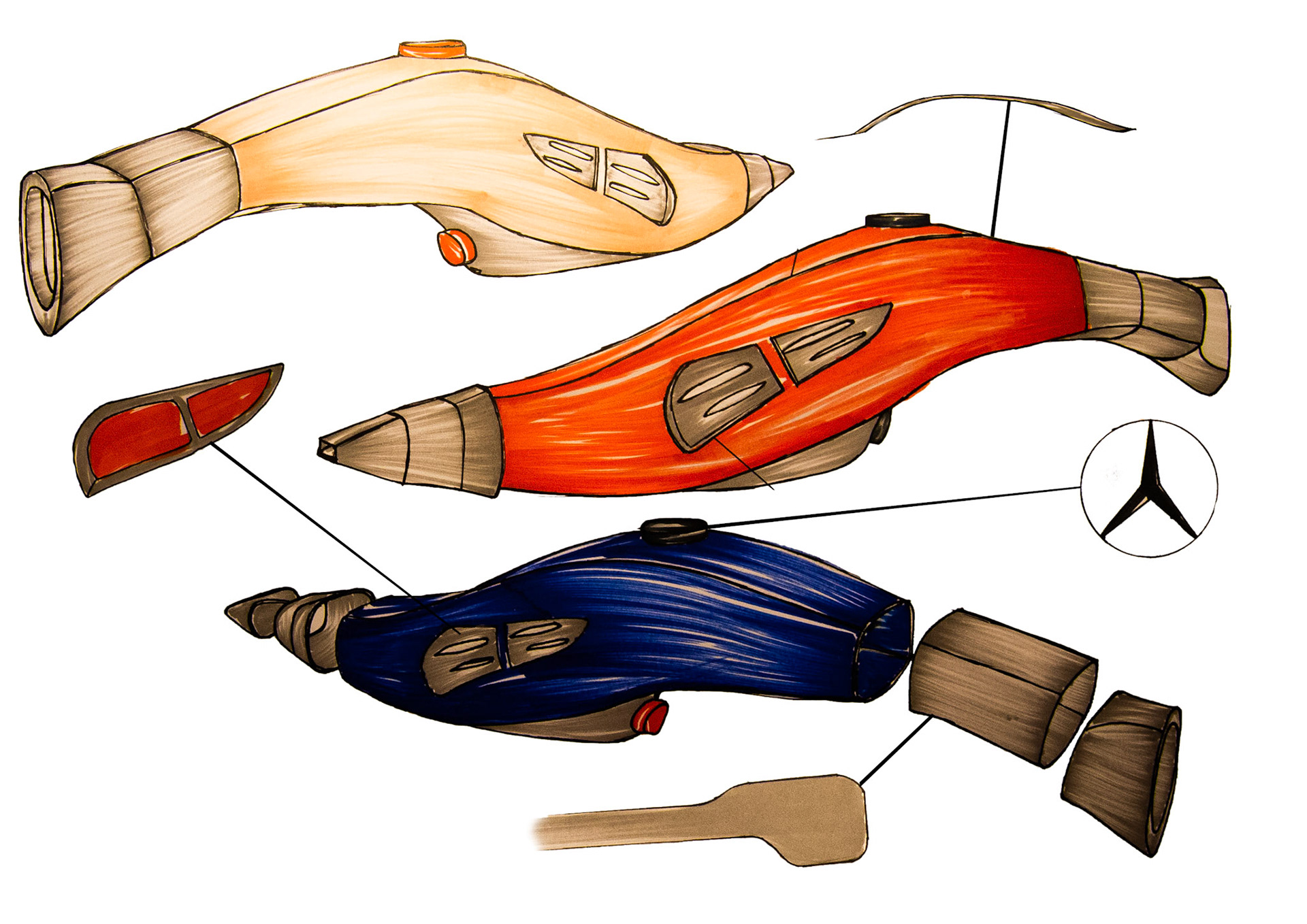 Consumer electronics concept sketch 13