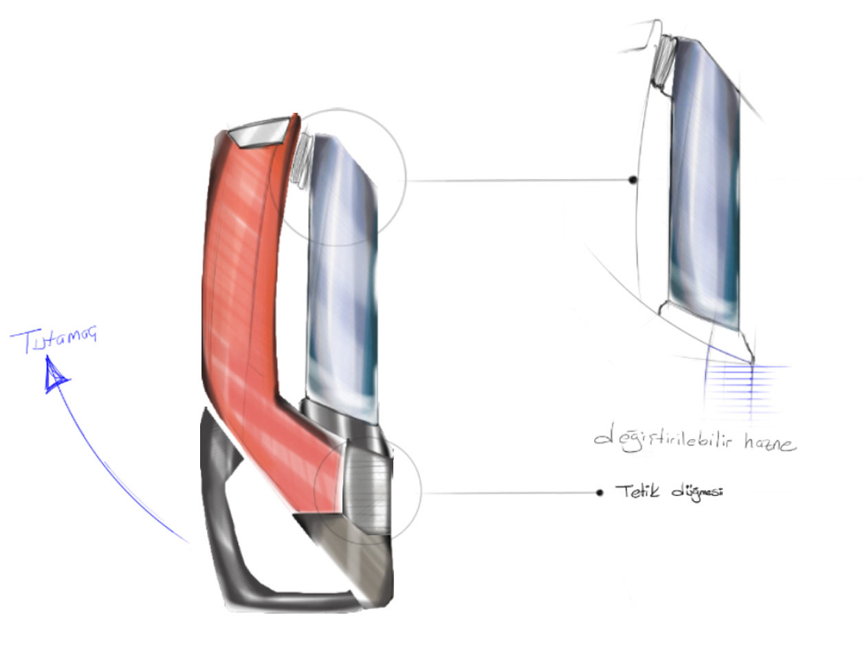 Consumer electronics concept sketch 54