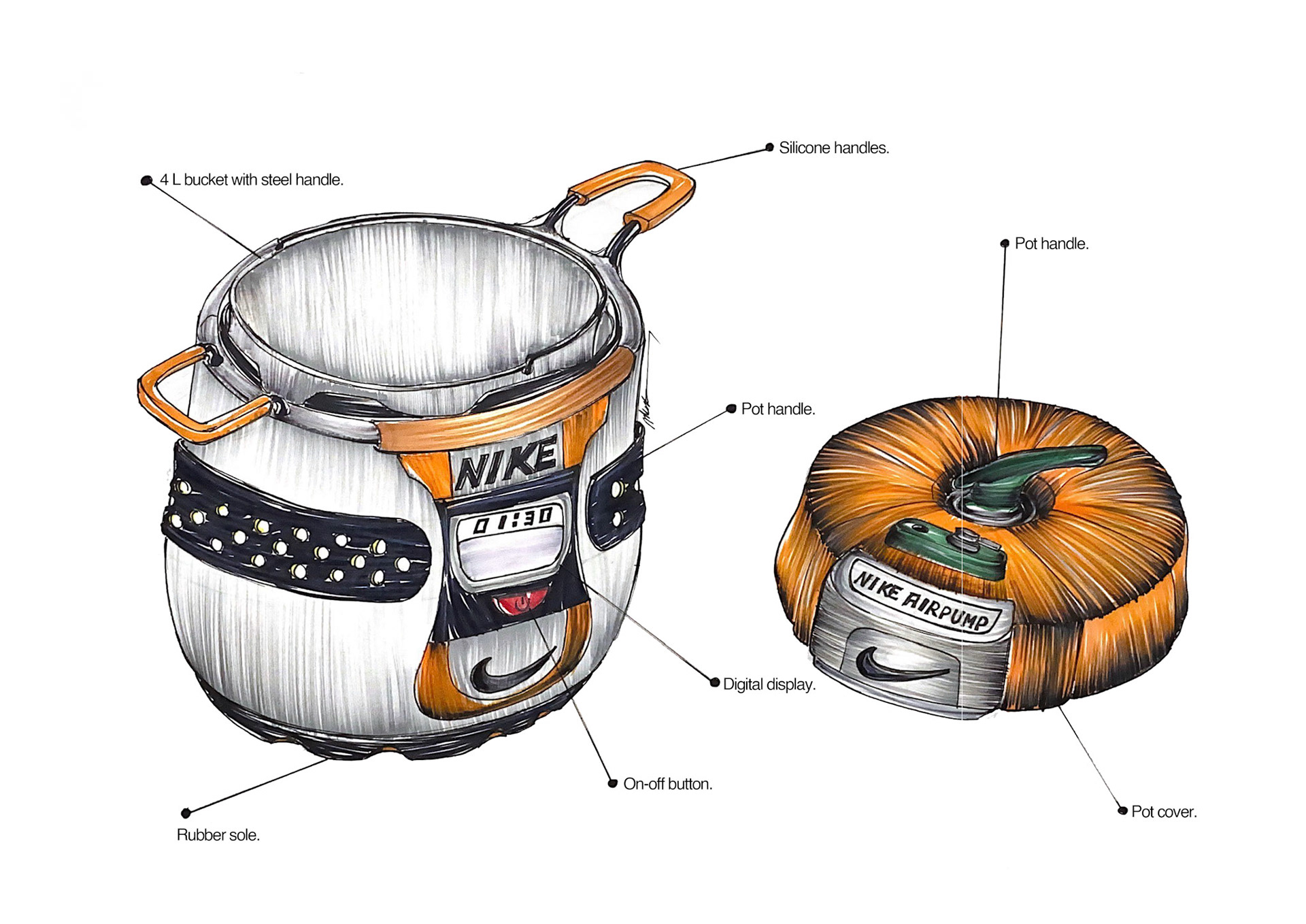 Consumer electronics concept sketch 36