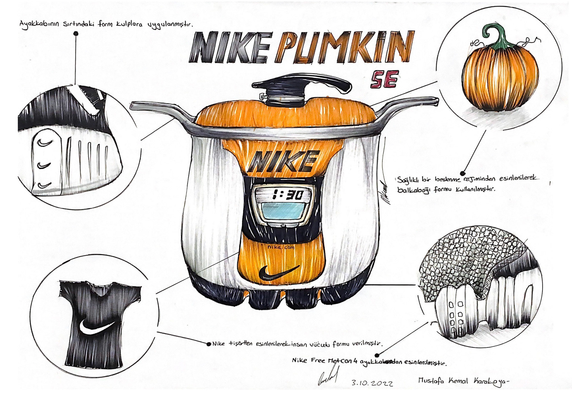 Consumer electronics concept sketch 34