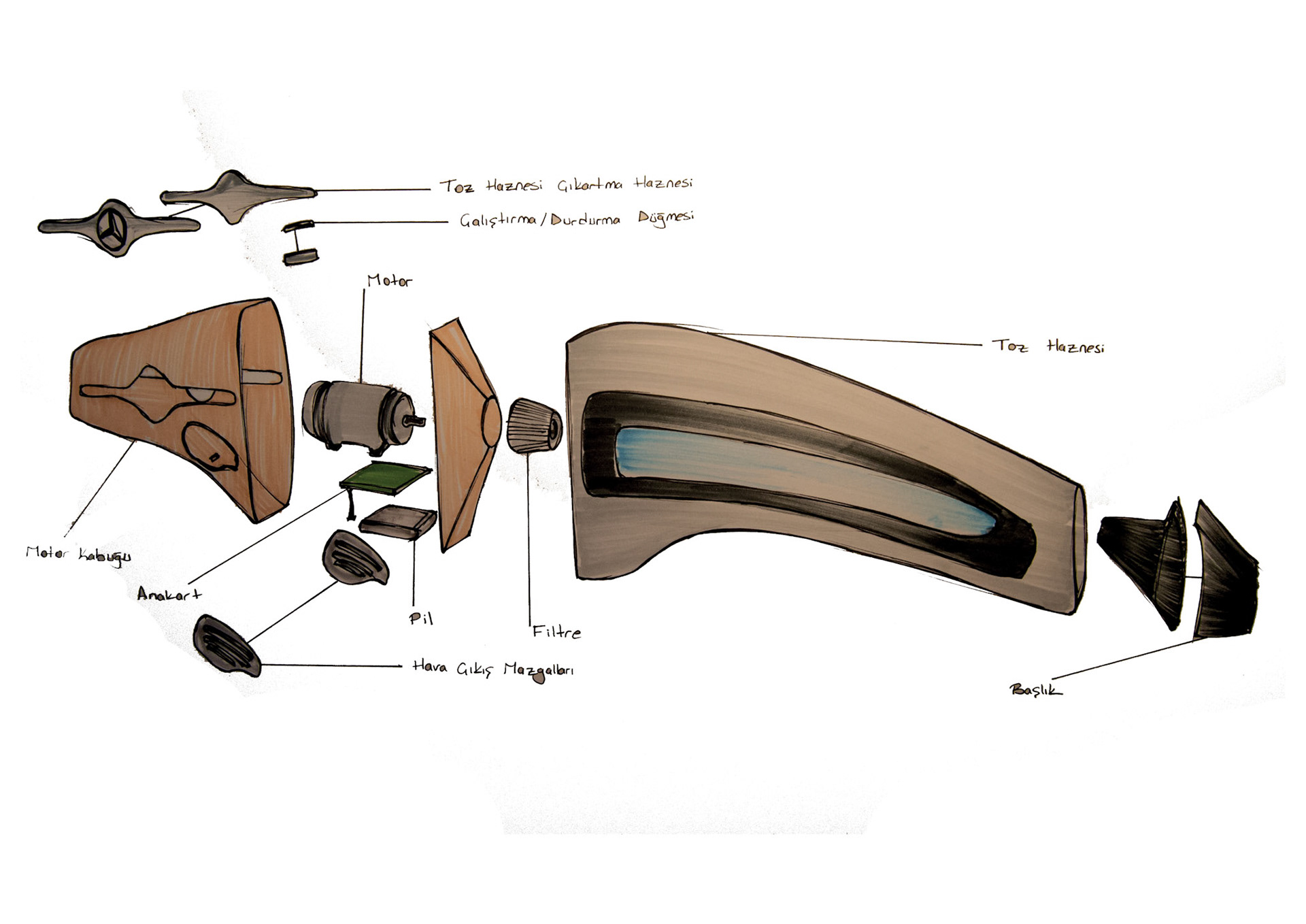 Consumer electronics concept sketch 32