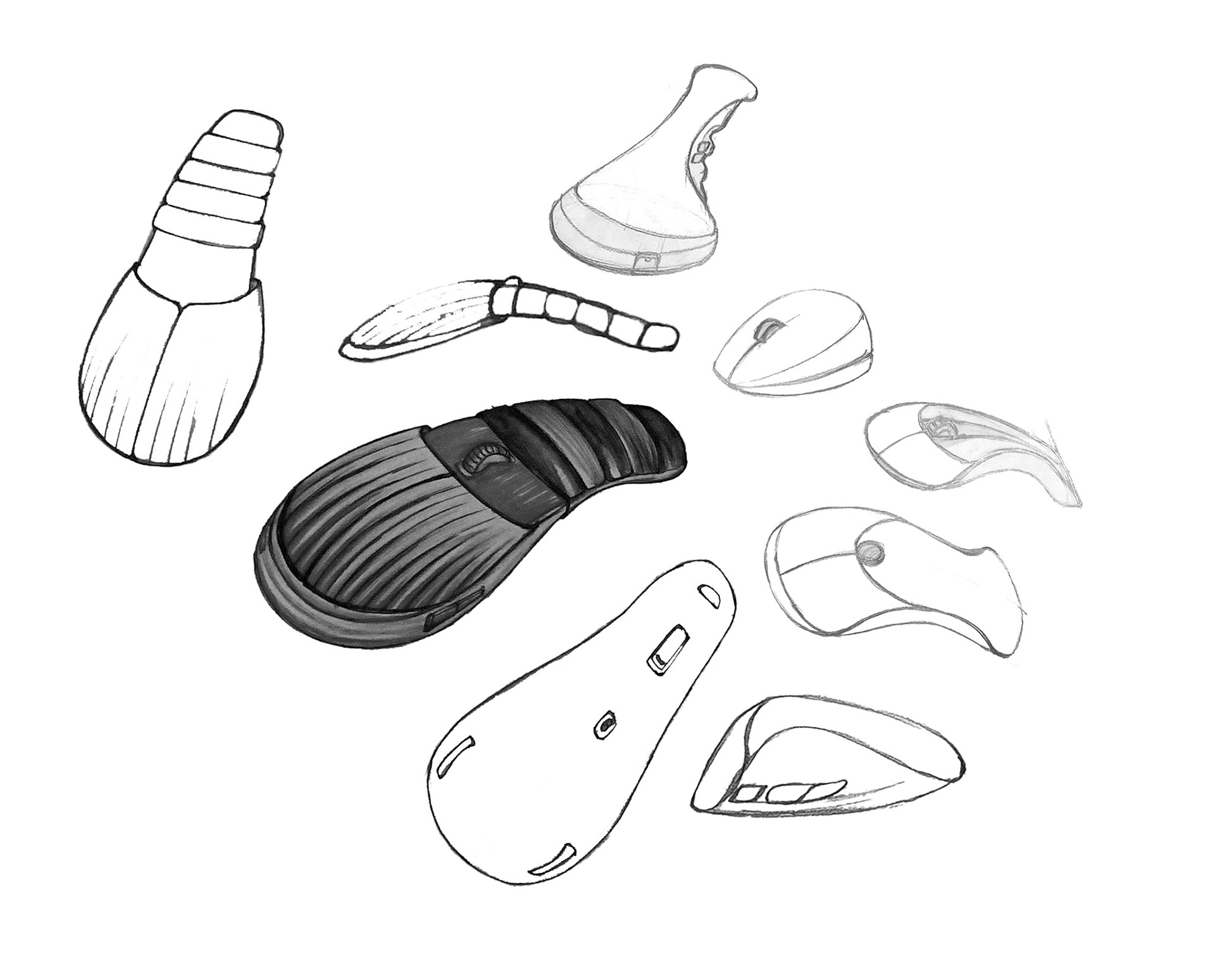 Consumer electronics concept sketch 5