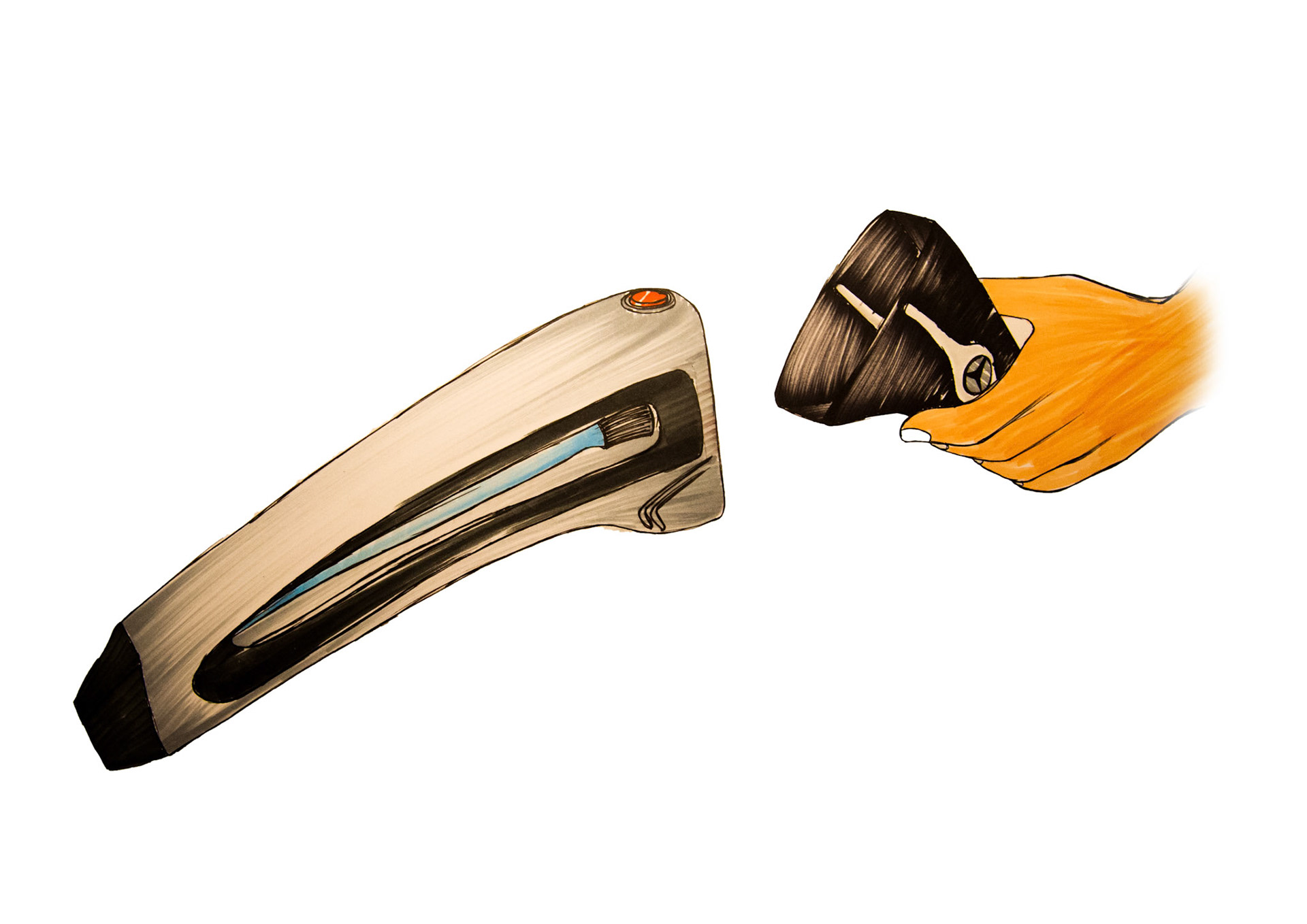 Consumer electronics concept sketch 22