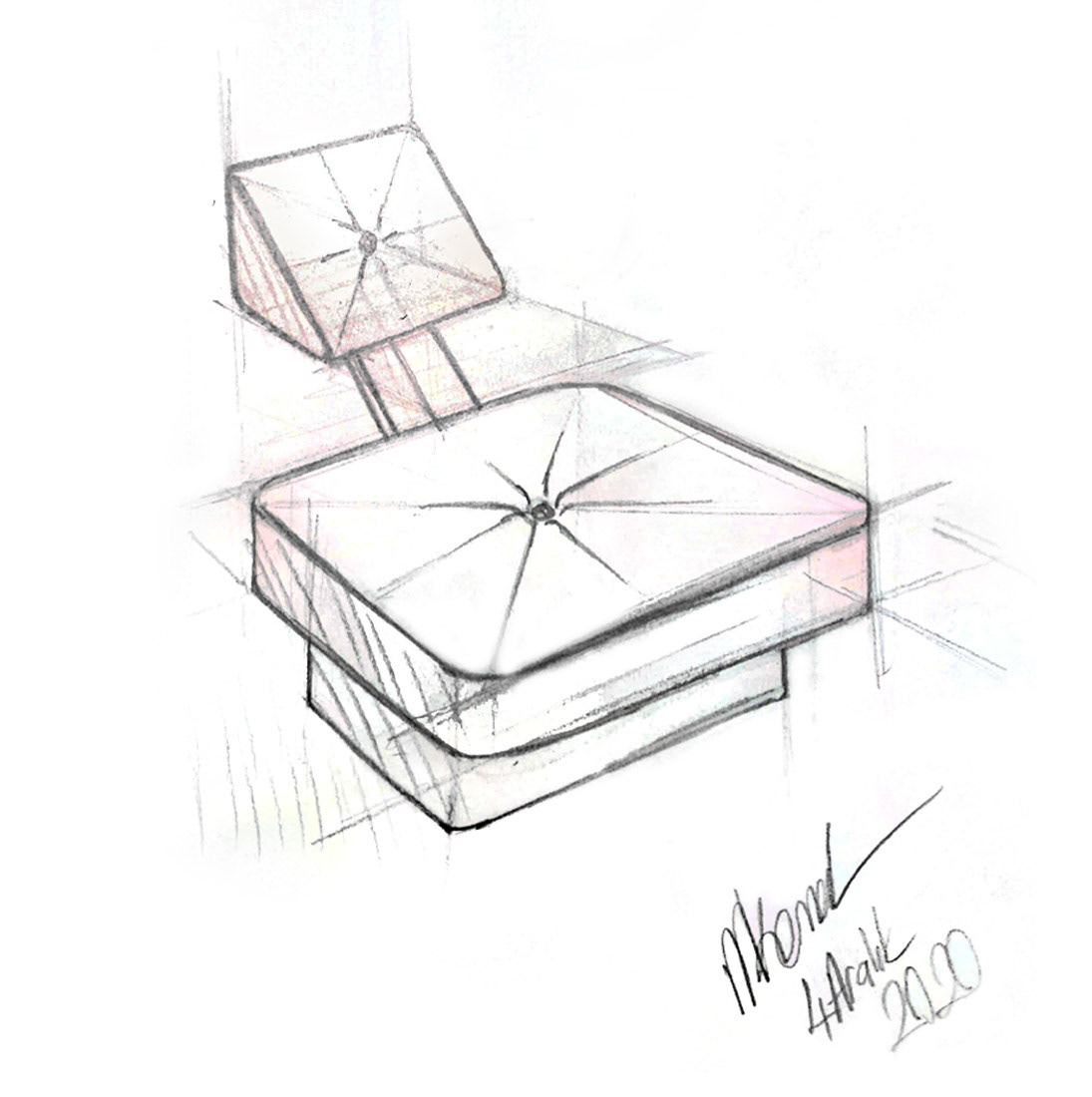 Vector digital sketch illustration 19