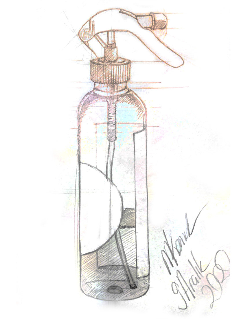Vector digital sketch illustration 18