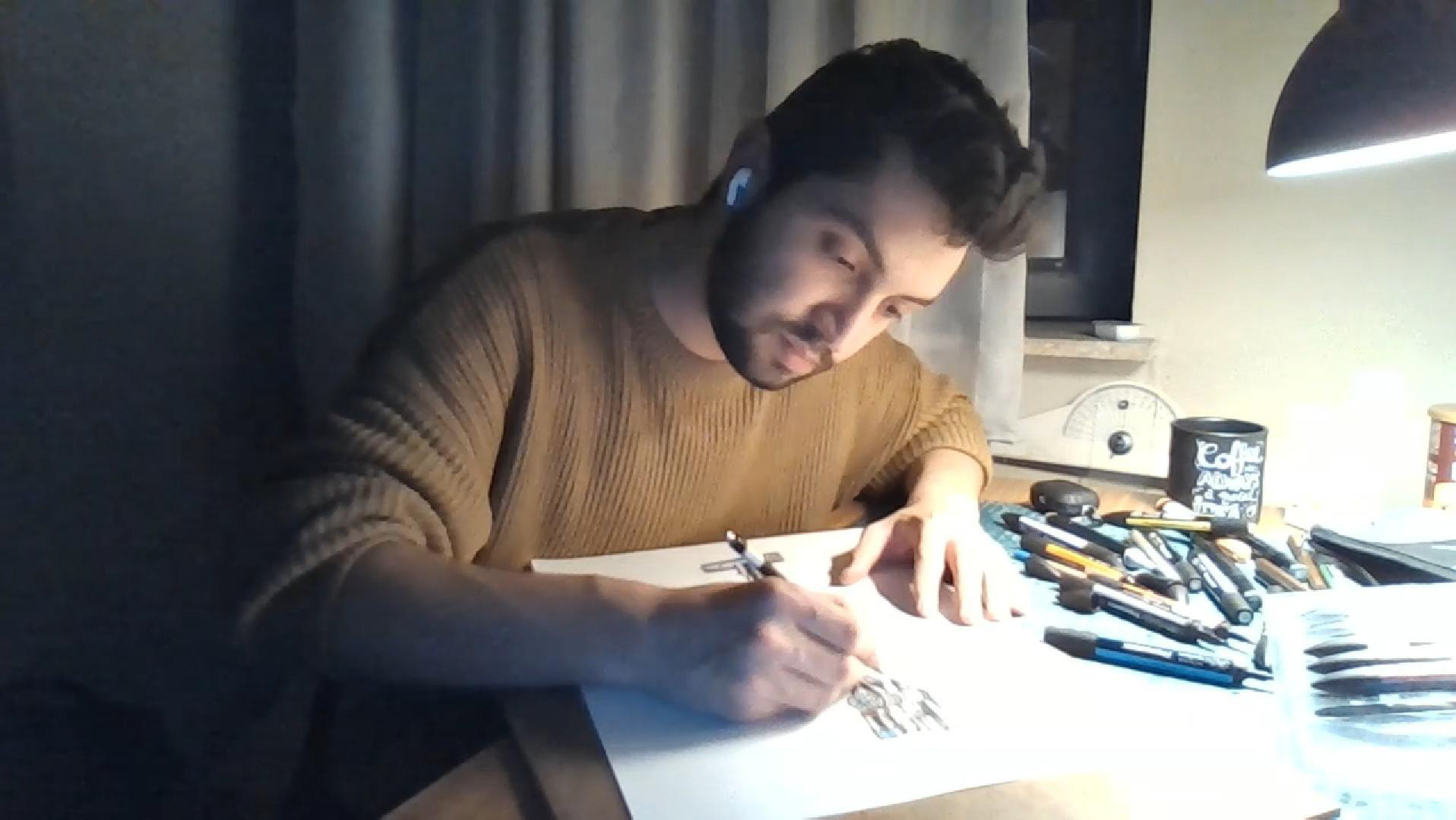 Draw video sketching cover